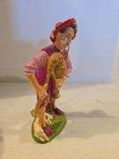 BAGPIPE PLAYER WITH DOG BANK