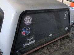 Ranch white truckbed cap - 6' long, 6' wide