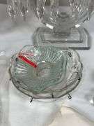 HEISEY GLASS CANDLESTICKS