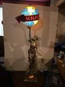VERY NICE 1976 SCHLITZ LIGHTUP BEER SIGN WORKS 45" TALL