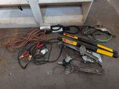 Extension cord, jumper cables, bungee cords, and more