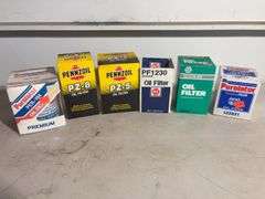 (6) Oil filters, Pennzoil, Purolator and more