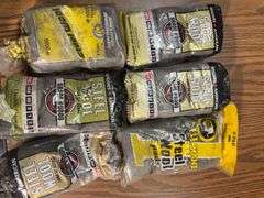 Assortment of steel wool and car wax