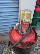 Ford airless spray undercoating with Balcrank industrial pump - appears empty