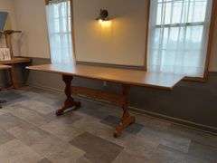 8’ Wood Dining Table