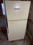 Upright fridge and freezer - works - 31" x 30" x 67"