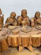 EXQUISITE HAND CARVED LAST SUPPER
