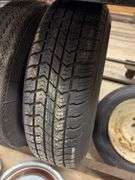(4) miscellaneous tires like new with rims - see photos