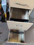 Metal filing cabinet - 15" x 28" x 61"