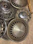 15+ hubcaps - see photos - Chevy, Buick, and more