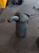 (2) metal oil cans/pitchers