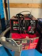 Battery charger, blower motor, and smaller items