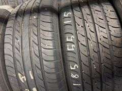(4) miscellaneous tires like new - (2) 15", (2) 14" - see photos
