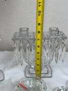 HEISEY GLASS CANDLESTICKS
