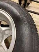 (4) miscellaneous tires like new with rims - see photos