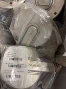 Tote of hub caps and parts -Ford, Oldsmobile and more