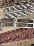 Miscellaneous grill covers, other vehicle parts and emblems