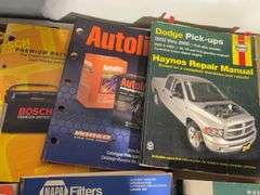Large lot Oil filter manuals and Repair manuals