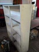 Wooden shelving unit - 4' x 1' x 5' tall