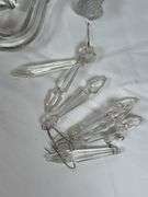 HEISEY GLASS CANDLESTICKS