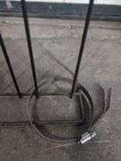 NAPA metal rack with hose clamps