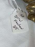 Fenton cranberry opalescent swirl glass lamp