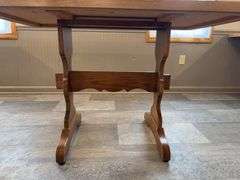 4’ Wood Dining Table