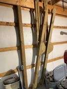 Large wooden sign board stands - 8' long