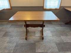 4’ Wood Dining Table