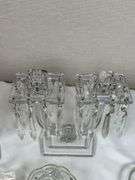 HEISEY GLASS CANDLESTICKS