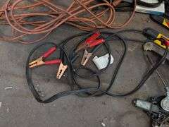Extension cord, jumper cables, bungee cords, and more