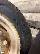 (4) miscellaneous tires like new with rims - see photos