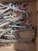 Large assortment of wrenches