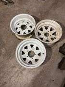 (3) 15" wheel rims - see photos