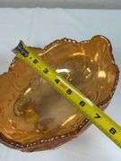 Fenton Orange Tree Marigold Carnival Glass Bowl