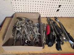 Large assortment of wrenches