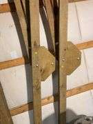 Large wooden sign board stands - 8' long