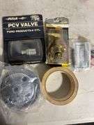 Pcv valve, Oil filter wrench, spark plugs, and more