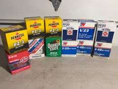 (12) Oil filters -Pennzoil, Quaker state and more