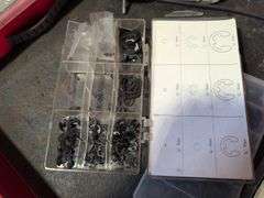 Compartment organizer with screws, washers, and more