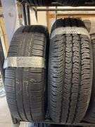 (2) tires like new - 205/70/16 and 215/75/16