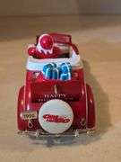 CLARK MOTOR OIL SANTA CAR BANK DIE CAST