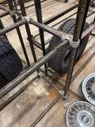 Metal tire rack - 21' x 18" x 84"