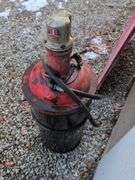 Ford airless spray undercoating with Balcrank industrial pump - appears empty