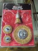 Wire brush set, pocket knife, GFI, and more