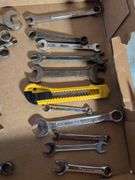 Flat of various wrenches