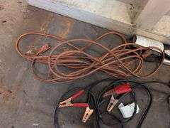 Extension cord, jumper cables, bungee cords, and more