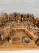 EXQUISITE HAND CARVED LAST SUPPER