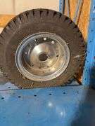 (2) minature tires with rims