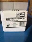 (4) Champion boxes of 24 copper plus spark plugs